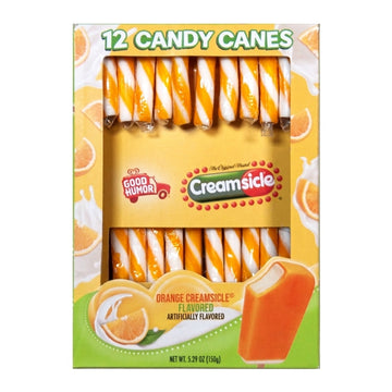 Good Humor Orange Creamsicle Candy Canes 12 ct 150g
