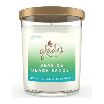 Glade Extra Large Scented Candle, Seaside Beach Sands, 454g