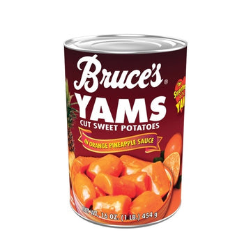 Bruce's Yams Cut Sweet Potatoes in Orange Pineapple Sauce 454g