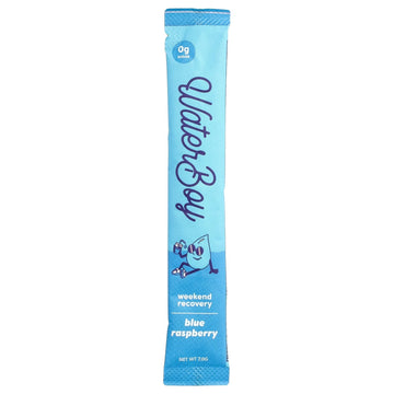 WATERBOY Weekend Recovery Blue Raspberry Hydration Electrolyte Drink Mix