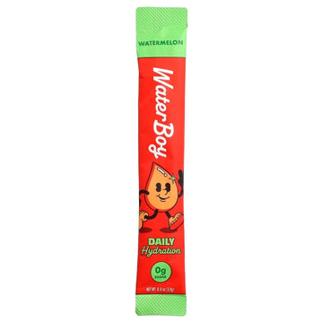Waterboy Daily Hydration Watermelon Electrolyte Drink Mix Stick