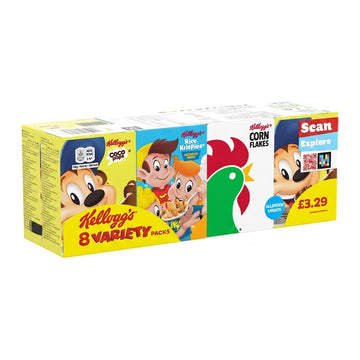 Kellogg's 8 Variety Pack Breakfast Cereal 191g