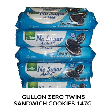 GULLON ZERO TWINS SANDWICH COOKIES 147G