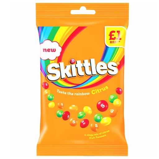 SKITTLES CITRUS MIX CAND 109G