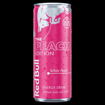 Red Bull Peach Edition White Peach Energy Drink 250ml