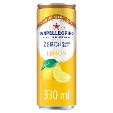 Sanpellegrino Zero Lemon Sparkling Drink 330ml