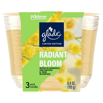 GLADE CANDLE RADIANT BLOOM 193G