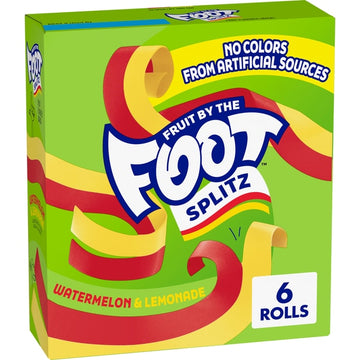 Fruit by the Foot Splitz Watermelon & Lemonade Fruit Flavored Snacks, 127g