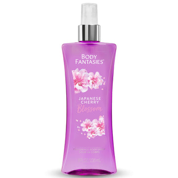 Body Fantasies Japanese Cherry Blossom Fragrance Body Spray for Women, 8 fl oz