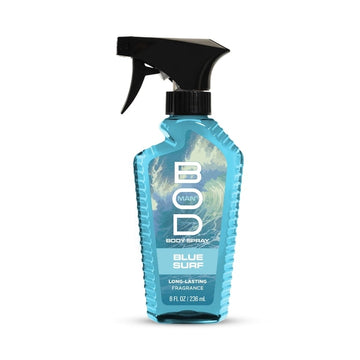 BOD Man Blue Surf Body Spray for Men, 8.0 oz