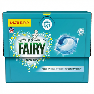 Fairy Non-Bio Laundry Detergent Pods, Pre-Measured, 277.2 g