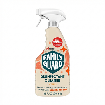 FamilyGuard Disinfectant Spray Cleaner, Citrus Scent, 946ml - Safe for Homes with Children & Pets