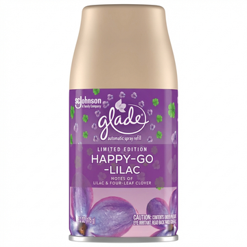 Glade Automatic Spray Refill: Happy-Go-Lilac Scent, Limited Edition, 6.2 oz