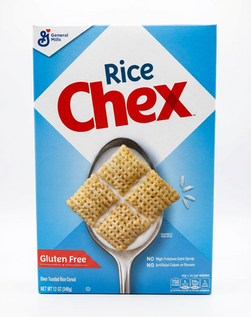 General Mills Rice Chex Oven-Toasted Gluten-Free Rice Cereal, 12 Oz (340g)