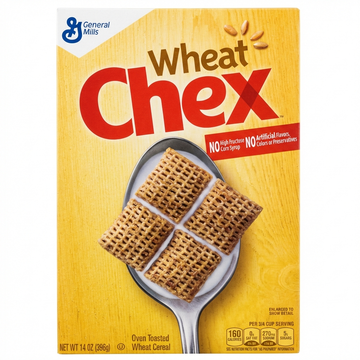 General Mills Wheat Chex Cereal: 14oz (396g), 160 Calories Per Serving