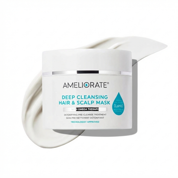 Ameliorate Deep Cleansing Hair And Scalp Mask, Detoxifying Pre-Cleanse Treatment With Omega Therapy, 225ml