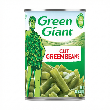 Green Giant Cut Green Beans, 411g Can, No Preservatives, USA Grown