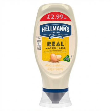 Hellmann's Real Mayonnaise, 430ML, Made With 100% Free Range Eggs