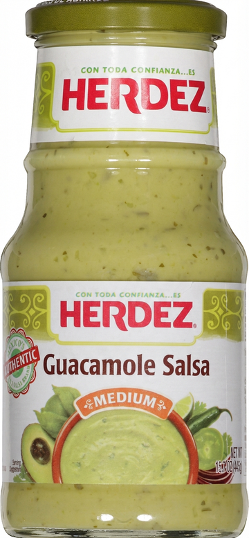 Herdez Guacamole Salsa, Medium, 445G