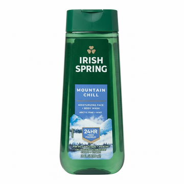 Irish Spring Mountain Chill Moisturizing Body Wash with Arctic Pine + Mint, 24HR Fresh, 591ml