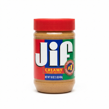 Jif Creamy Peanut Butter, Classic Smooth & Delicious Spread, 454g (16 oz)
