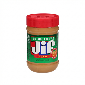 Jif Creamy Reduced Fat Peanut Butter: Delicious & Smooth Spread, 454G