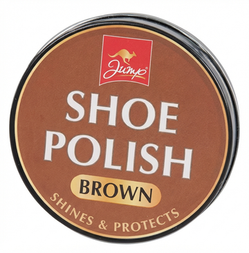 Jump Brown Shoe Polish 80g