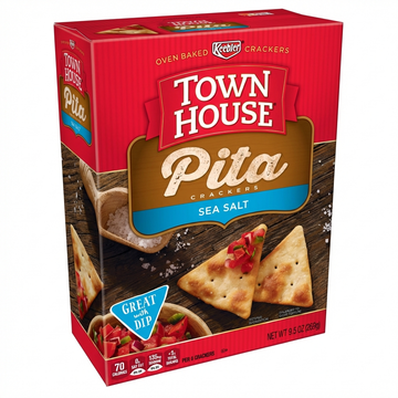 Keebler Sea Salt Pita Crackers, 269g