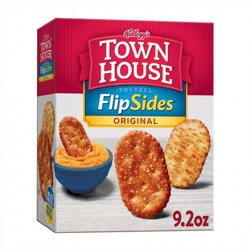 Kellogg's Town House Flip Sides Original Pretzel Crackers, 283g