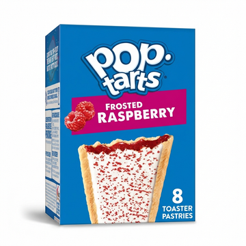 Kellogg's Pop-Tarts Frosted Raspberry Toaster Pastries, 8 Count, 13.5 Oz (384 G)
