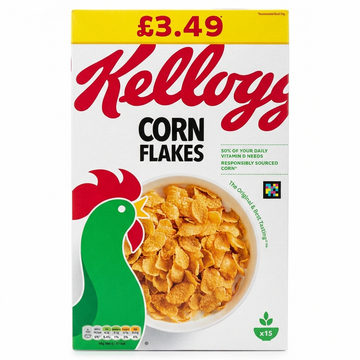 KELLOGGS CORN FLAKES 450G: 50% Daily Vitamin D Needs