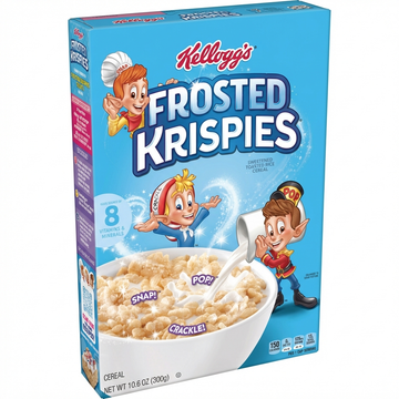 Kellogg's Frosted Krispies Sweetened Toasted Rice Cereal, 10.6 Oz