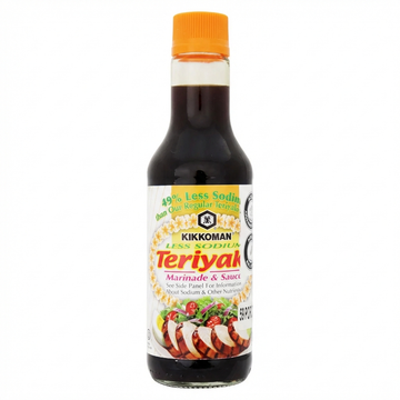 Kikkoman Less Sodium Teriyaki Marinade & Sauce, 296ml
