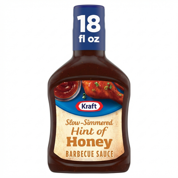 Kraft Slow-Simmered Hint Of Honey BBQ Sauce & Dip 510G