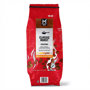 Member's Mark Classic Roast Ground Coffee, 100% Arabica Colombian Beans, 1.13 Kg