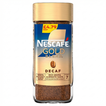 NESCAFE Gold Blend Decaf Instant Coffee, 95g