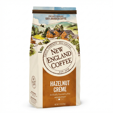 New Eng Hazelnut Creme Flavored Coffee, 11 Oz (317 G)