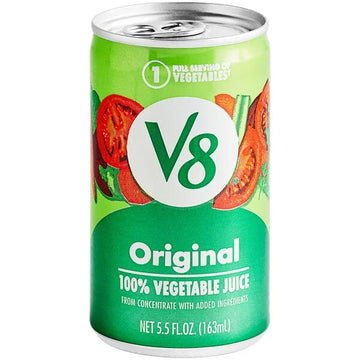 V8 Original 100% Vegetable Juice, 163 mL