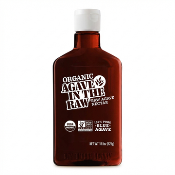 In the raw Organic Light Blue Agave Nectar Sweetener, 525 g