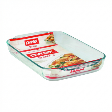 Pyrex Rectangular Glass Baking Dish For Oven Baking And Serving
