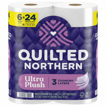 Quilted Northern Ultra Plush Toilet Paper, 6 Rolls