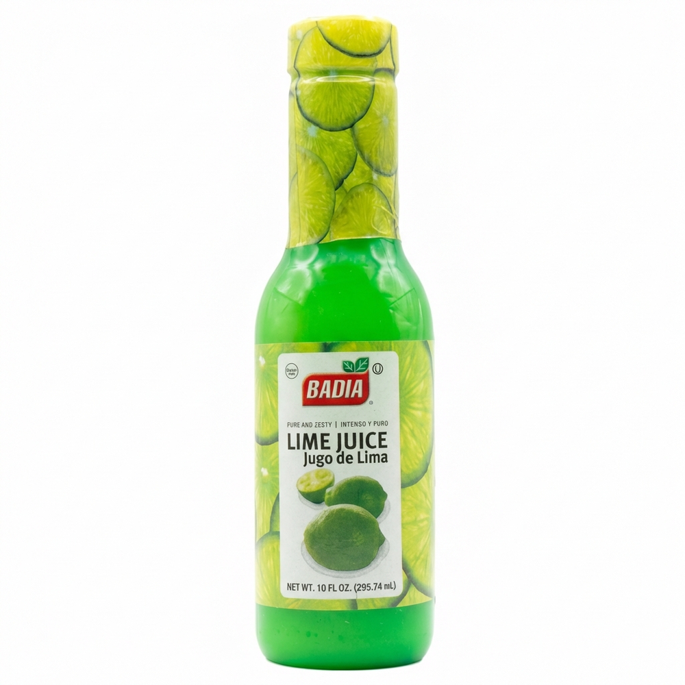 Badia Pure And Zesty Lime Juice, 10 Fl Oz (295.74 Ml) Bottle