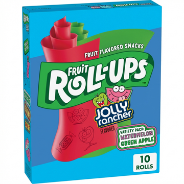 Jolly Rancher Fruit Flavored Snack Roll-Ups, Sweet Chewy Roll-Up Snacks
