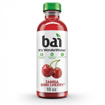 Bai Zambia Bing Cherry WonderWater, Antioxidant Infused, Electrolytes, No Artificial Sweeteners, 530ml