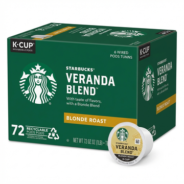 Starbucks Veranda Blend K-Cup Coffee Pods, 72 Count