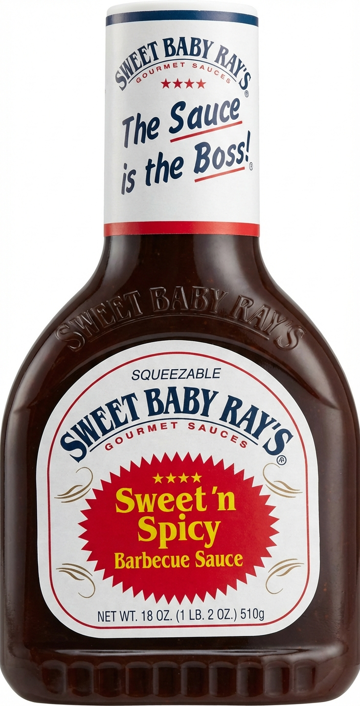 Sweet Baby Ray's Sweet'n Spicy Barbecue Sauce, 510g