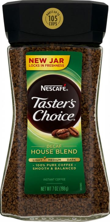 Nescafe Taster's Choice Decaf House Blend Instant Coffee, 198 g