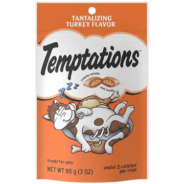 Temptations Tantalizing Turkey Flavor Cat Treats, 85g, Under 2 Calories Per Treat