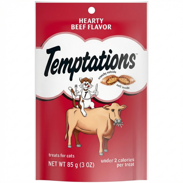 Whiskas Temptations Beef Cat Treats, 85 g