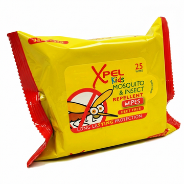 Xpel Kids Mosquito And Insect Repellent Wipes, 25 Count